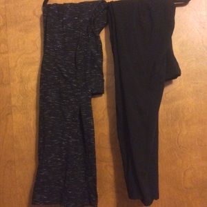 2 pair of black express legging